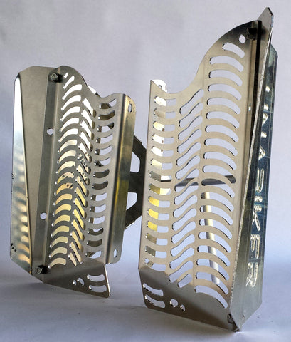 Ouies de radiateur - Blanc - UFO Honda 450 CRF X 2005-2007 Ouies de radiateur - Blanc - UFO Honda 450 CRF X 2005-2007